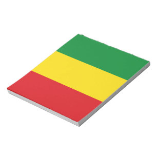 Bloco De Notas Bandeira Rastafarian Rasta Etiópia