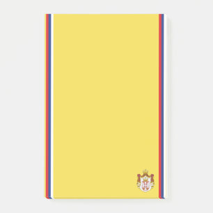Bloco De Notas Bandeira sérvio da listra