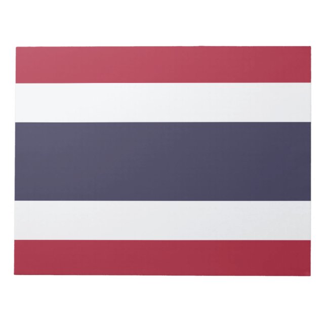 Bloco De Notas Bandeira Tailandesa (Tailândia) (Frente)