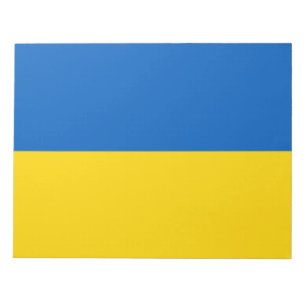 Bloco De Notas Bandeira Ucraniana (Ucrânia)