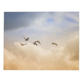 Bloco De Notas Bando de Aves em Voo