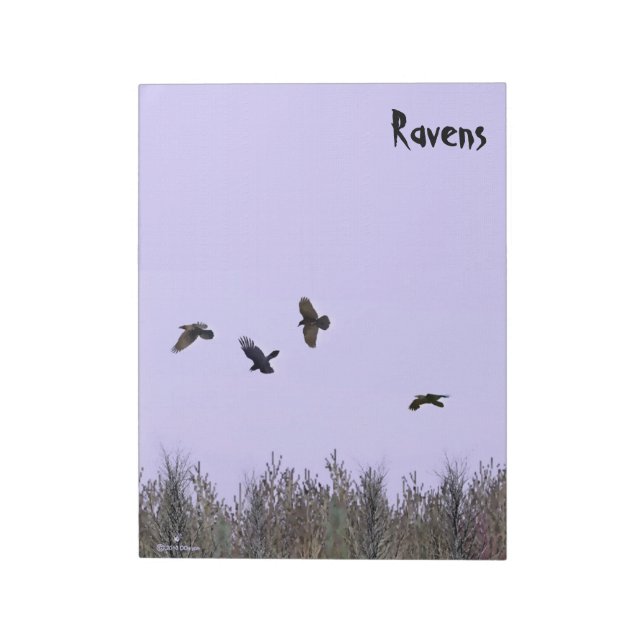 Bloco De Notas Bando De Ravens (Invertido)