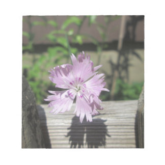 Bloco De Notas Banhos Rosa Dianthus na Cerca