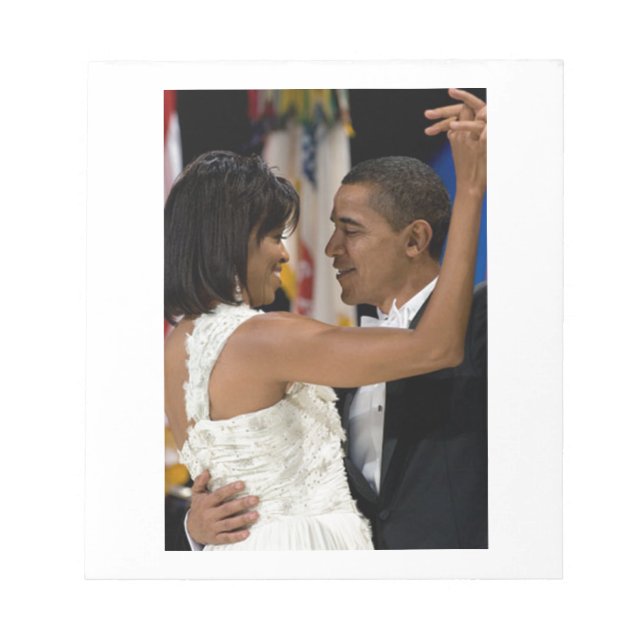 Bloco De Notas Barack e Michelle Obama (Frente)