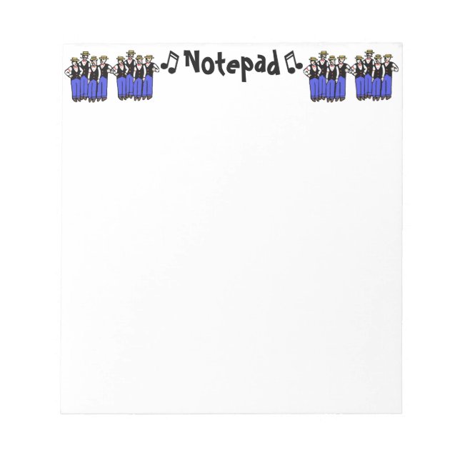 Bloco De Notas Barbearia "Notepad" (Frente)