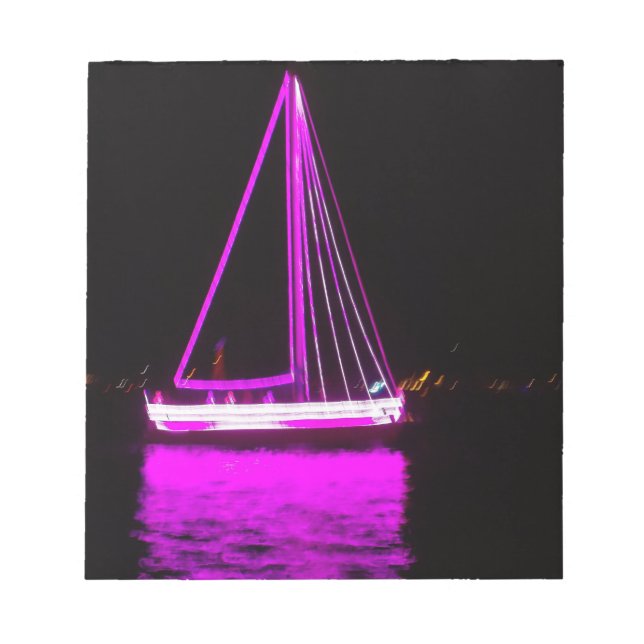 Bloco De Notas Barco Roxo (Frente)