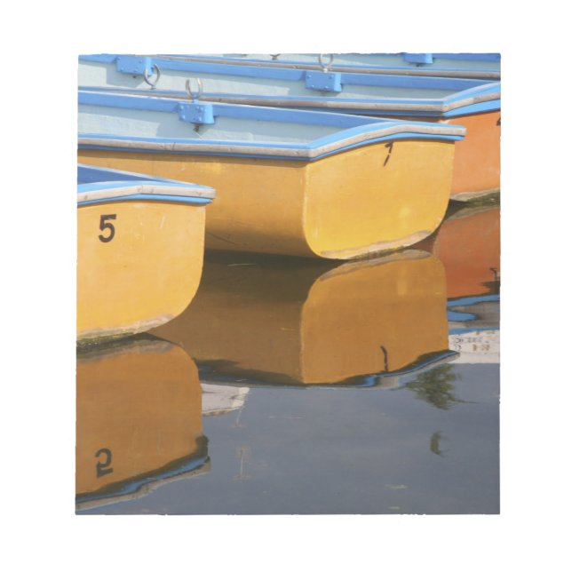 Bloco De Notas barcos a remo em Henley-on-Thames no rio Tâmisa, (Frente)