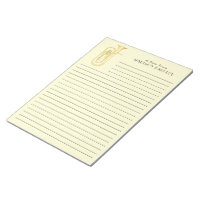 Baritone Musical Banda Professora Notepad