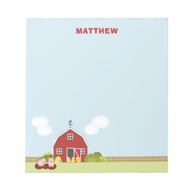 Bloco De Notas Barnyard (Frente)