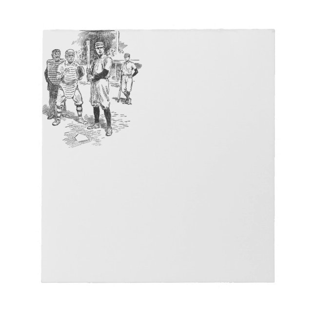 Bloco De Notas Baseball:Jogadores (Frente)