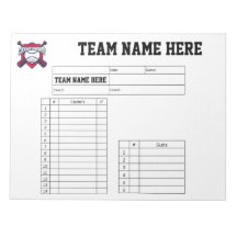 Baseball Lineup Cards