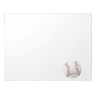 Bloco De Notas Baseball Personalizado