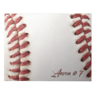 Bloco De Notas Baseball Personalizado