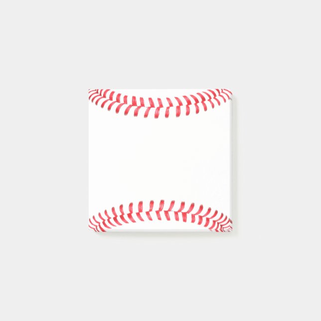 Bloco De Notas Baseball Seams Esporte Player ou Coach Office Deco (Frente)
