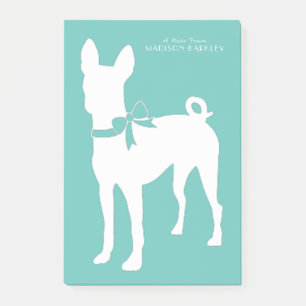 Bloco De Notas Basenji Dog Puppy