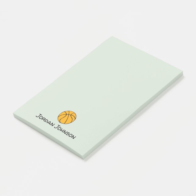 Bloco De Notas Basquetebol (Inclinado)