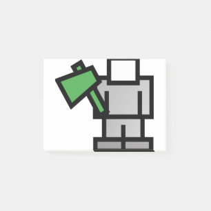 Bloco De Notas Batalha de Ax em Verde
