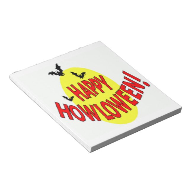 BLOCO DE NOTAS BATAS "HELY HOWLOWEEN" (Inclinado)
