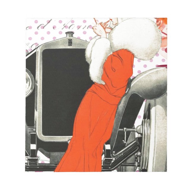 Bloco De Notas batente de polkadots (Frente)