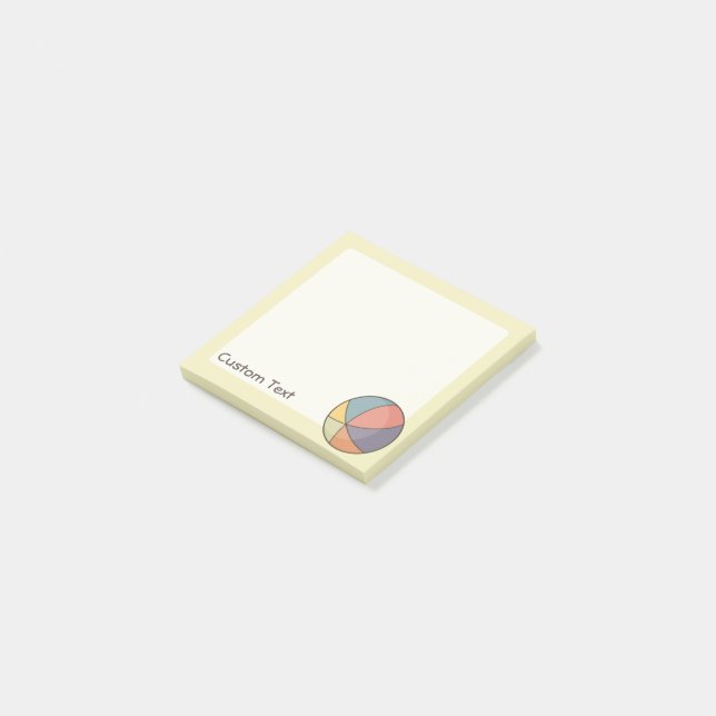 Bloco De Notas Beach Ball (Inclinado)
