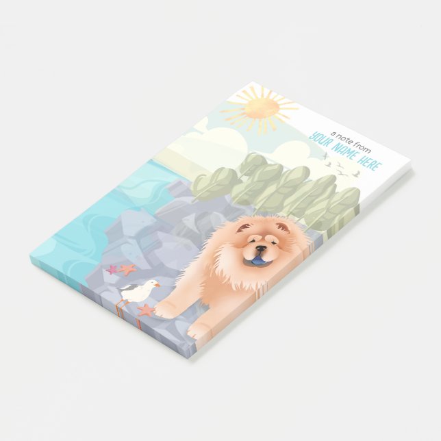 Bloco De Notas BEACH CHOW Sticky Notes (Inclinado)