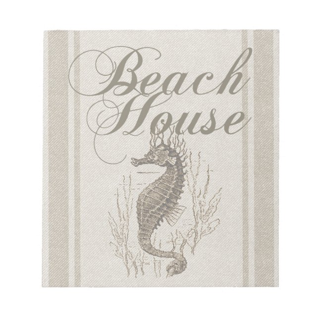 Bloco De Notas Beach House Seacavalo Seashore (Frente)