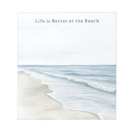 Bloco De Notas Beach Sand Ocean