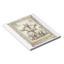 Bebê Adorável Caprina Papel de Carta