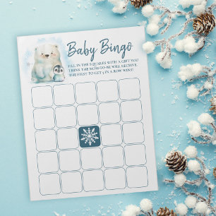 Bloco De Notas Bebê É Frio Fora do Bebê Bingo