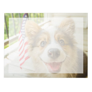 Bloco De Notas Bebês Animais mais Fofos Filhote de Corgi Patrió