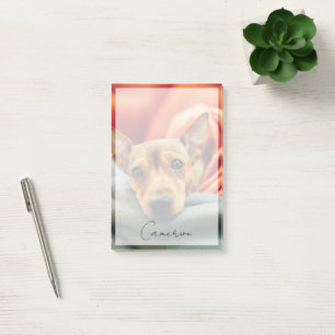 Bloco De Notas Bebês Mais Pobres Pinscher miniatura