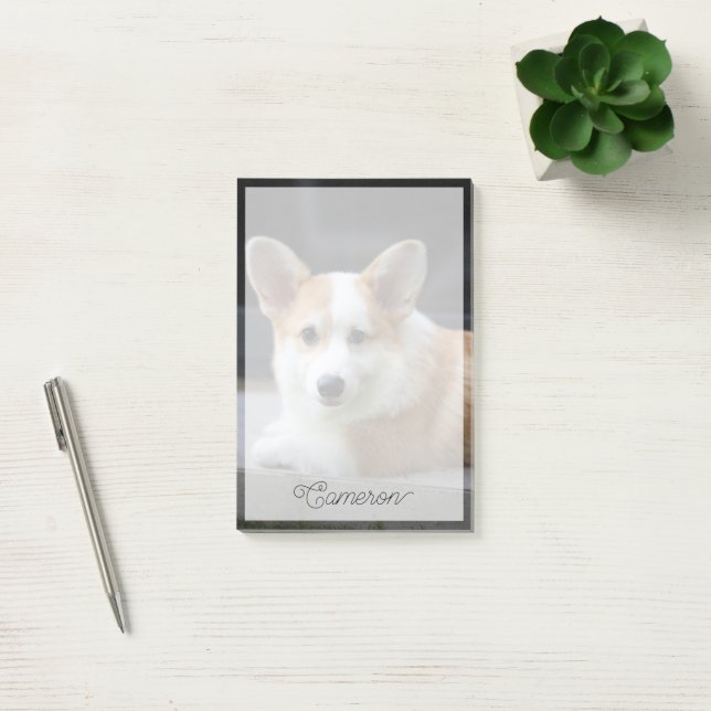 Bloco De Notas Bebês Mais Pobres | Relaxamento do Corgi Puppy (Escritótio)