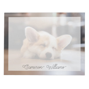 Bloco De Notas Bebês Mais Pobres Sleepy Corgi
