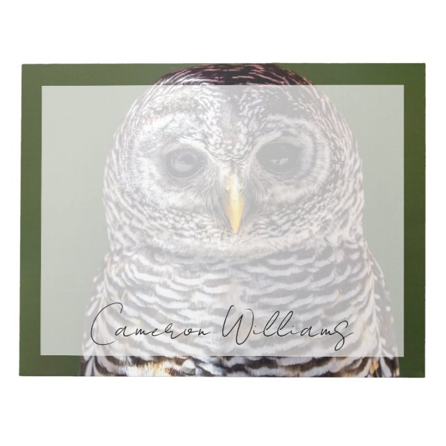 Bloco De Notas Bebês Mais Pobres | Tawny Owl (Frente)