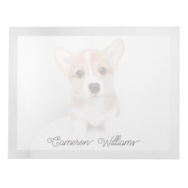 Bloco De Notas Bebês Mais Pobres | Tiny Corgi (Frente)