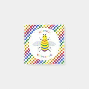 Bloco De Notas Bebida Arco-Íris Ortográfica LGBT e Flores