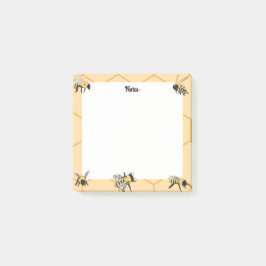 Bloco De Notas Bees Honeycomb Fazenda de abelhas