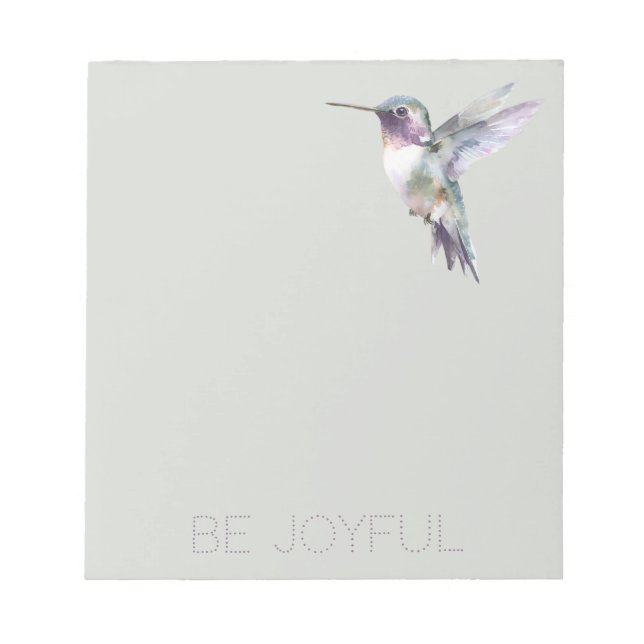 Bloco De Notas Beijo Flor Verde Roxo Alegre (Frente)