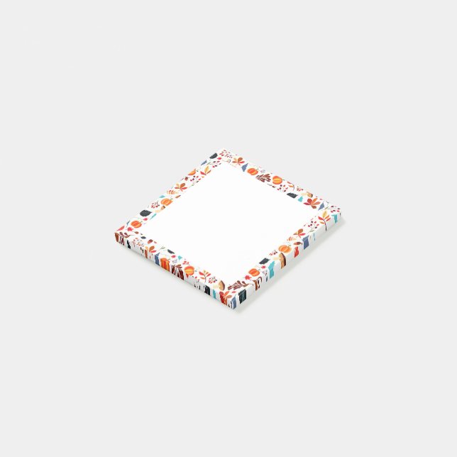 Bloco De Notas Belas Notas Post-it® de Outono (Inclinado)