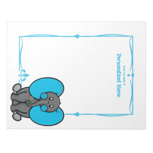 Bloco De Notas Belly Phant Blue Unline