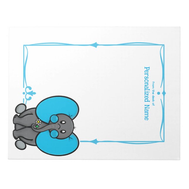 Bloco De Notas Belly Phant Blue Unline (Frente)