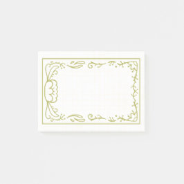 Bloco De Notas Belo e simples design de moldura