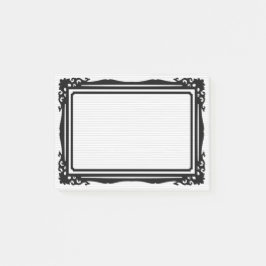 Bloco De Notas Belo e simples design de moldura