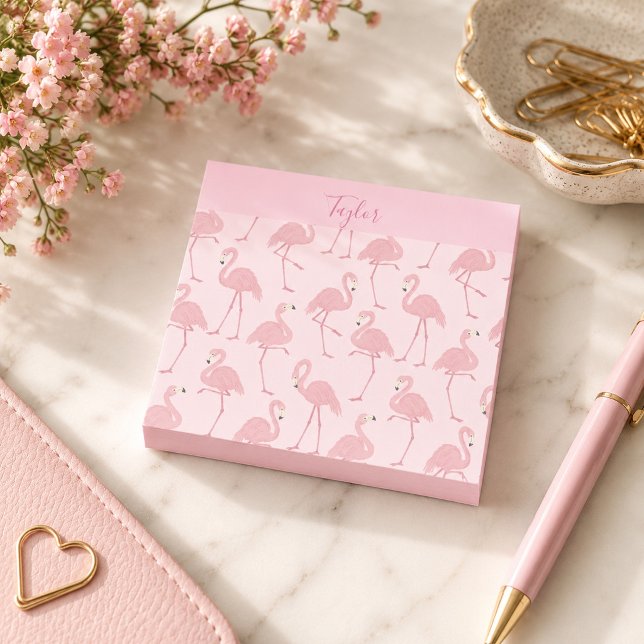 Bloco De Notas Belo Flamingo Rosa (Criador carregado)