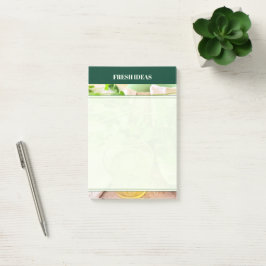 Bloco De Notas Bem-Estar Verde-Menta & Autocuidado