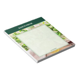 Bloco De Notas Bem-Estar Verde-Menta & Autocuidado