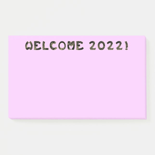 Bloco De Notas bem-vindos 2022! (Frente)