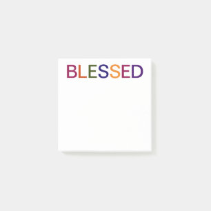 Bloco De Notas Bendito Multi Colorido