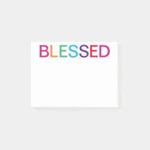 Bloco De Notas Bendito Multi Colorido