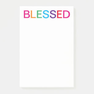 Bloco De Notas Bendito Multi Colorido